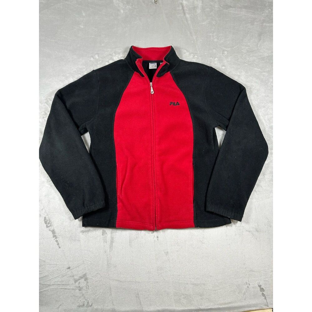 VTG‎ Fila Colorblock Fleece Jacket Size L